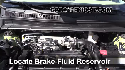 2011 Kia Soul Plus 2.0L 4 Cyl. Brake Fluid Check Fluid Level